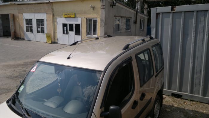 Хромированные Рейлинги Пластиковые ножки для Fiat Doblo I 2001-2005 гг