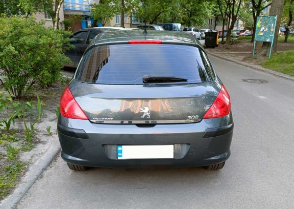Накладка на багажник нержавейка для Peugeot 308 2007-2013 гг