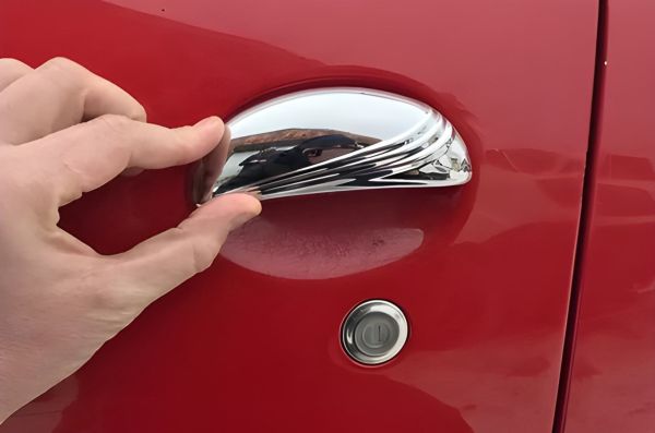 Хромированные Накладки на Ручки Дверей (4 шт, Нержавейка) для Toyota Aygo 2007-2014 гг