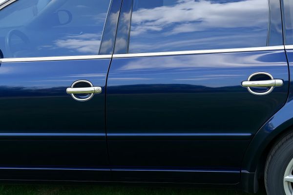 Накладки на ручки дверей (4 шт, нержавейка) для Volkswagen Golf 4 1997-2006 гг