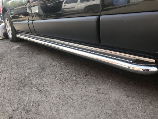 Боковые Подножки Premium (2 шт., Нержавейка) 60 мм, короткая база для Opel Vivaro 2001-2015 гг