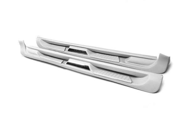 Боковые Пороги Sorento Тип (Под Покраску) для Fiat Doblo I 2001-2005 гг