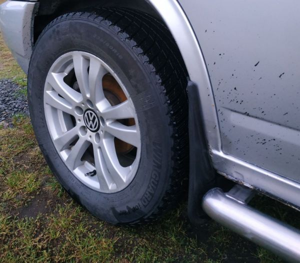 Комплект брызговиков под оригинал (4 шт) для Volkswagen T4 Transporter 1990-2003 гг