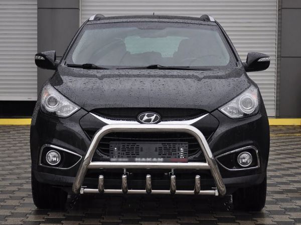 Передняя дуга WT003 (нерж. сталь) для Hyundai IX-35 2010-2015 гг