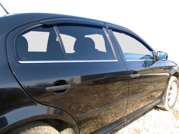 Окантовка окон нержавейка (4 шт) для Skoda Octavia I Tour A4 1996-2010 гг