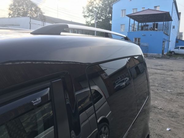 Хромированные Рейлинги Стандарт, Металлические опоры для Volkswagen Caddy 2010-2015 гг