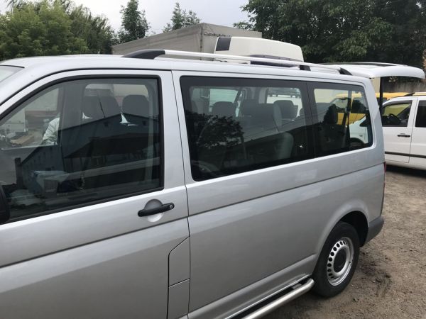 Хромированные Рейлинги Короткая база, металлические ножки для Volkswagen T5 Caravelle 2004-2010 гг