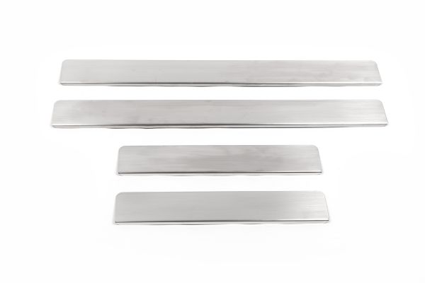 Накладки на пороги (OmsaLine) 4 Накладки на пороги для Citroen C-3 2002-2009 гг