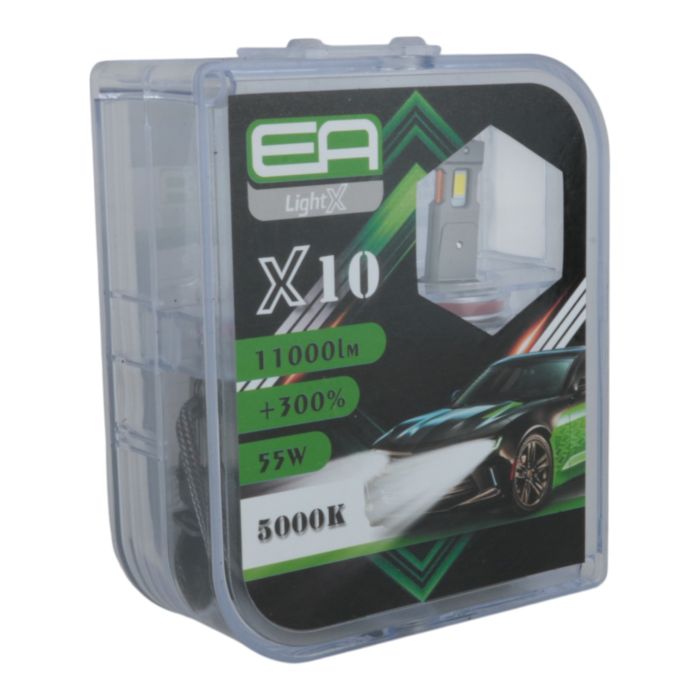 Светодиодные лампы H4 EA Light X X10 11000Lm 5000K 12-24V 2 шт