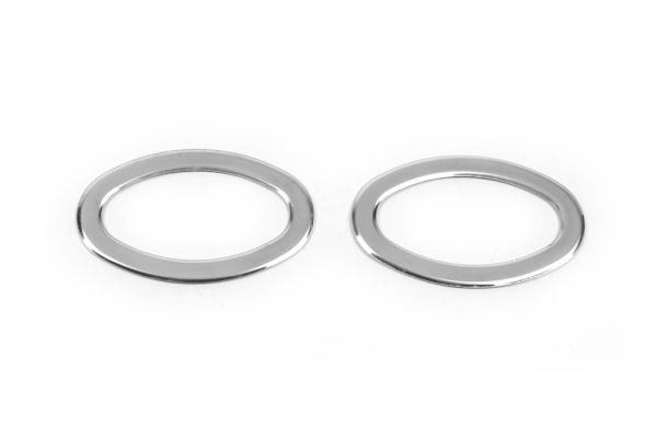 Окантовка поворотника OmsaLine (2 шт., нержавейка) для Citroen Berlingo 2008-2018 гг