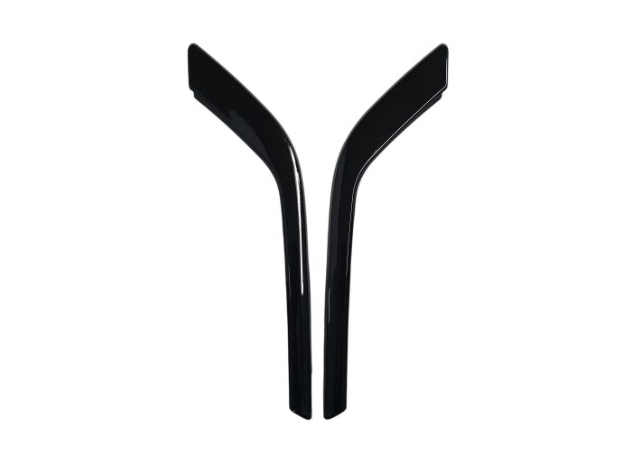 Тюнинг переднего бампера Черный глянец на BMW 5 Series G60/G61 2023-2025 года