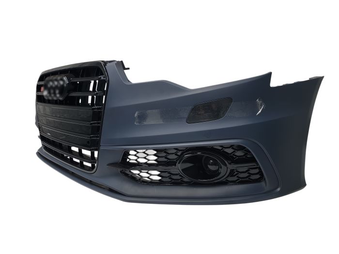 Передний бампер (S-Line) V3 на Audi A6 C7 2011-2014 года