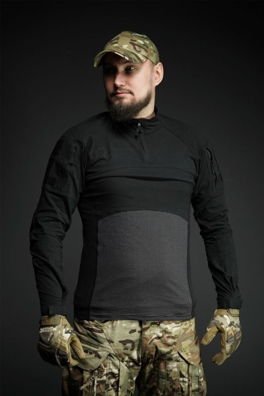 Боевая рубашка Tactical Series Long Sleeve с длинными рукавами и карманами на плечах