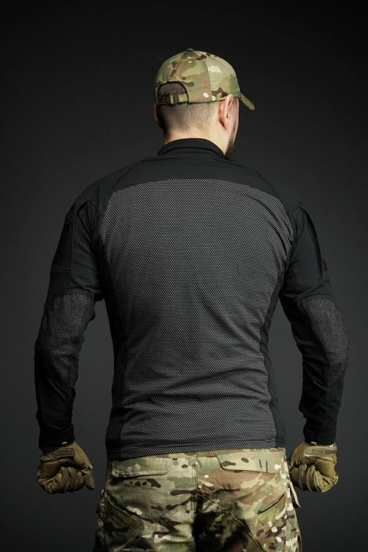 Боевая рубашка Tactical Series Long Sleeve с длинными рукавами и карманами на плечах
