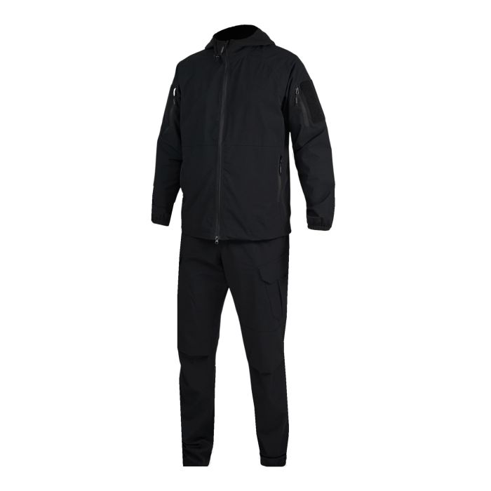 Водоотталкивающий костюм черный 4W Stretch Militex