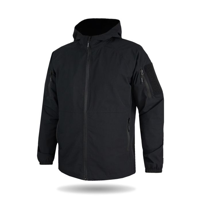 Водоотталкивающий костюм черный 4W Stretch Militex