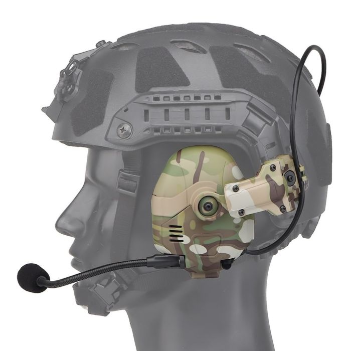 Тактические активные наушники HD-16 Multicam