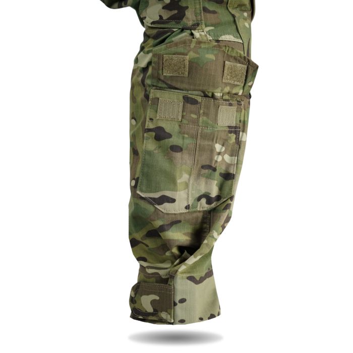 Брюки с наколенниками Kalista Military Full-Pro из рип-стопа, мультикам