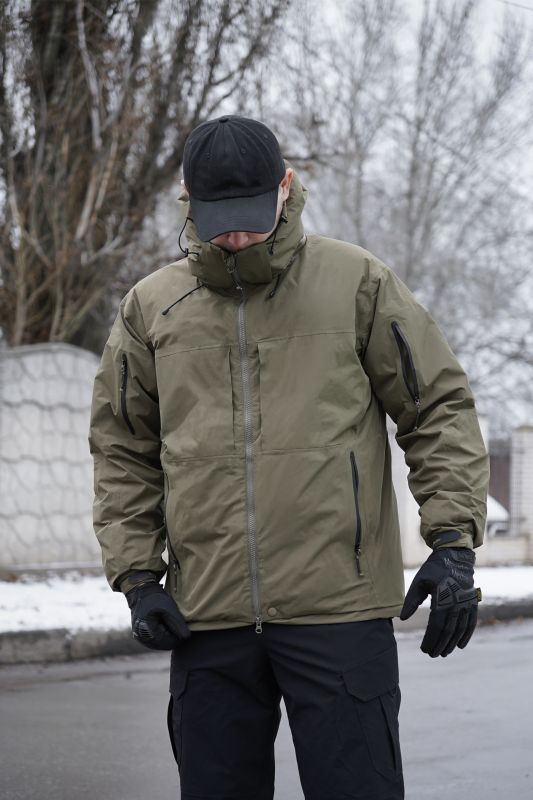 Зимняя утепленная тактическая куртка Archon Husky Extreme Еврозима (темный койот)