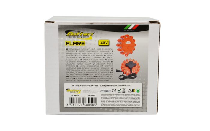 Блимавка на авто з магнітом 16 LED V16 IP55 FLARE 48050-IS