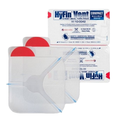Оклюзійна наліпка HyFin Vent Compact Chest Seal Twin 2 шт (51-088-IS)