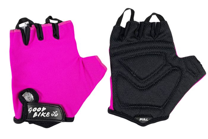 Велорукавиці короткий палець розмір L рожеві "MESH" (94522Pink-IS)