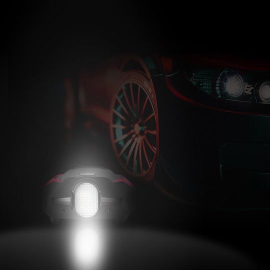 Автокомпресор GEMIX Model E black/red поршневий, цифровий манометр, функція AUTOSTOP, ліхтарик, 35 л/хв