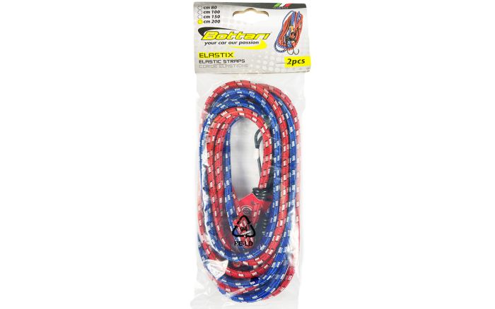 Ремінці для закріплення багажу 2шт x 200см Ø 8мм "ELASTIC STRAP"