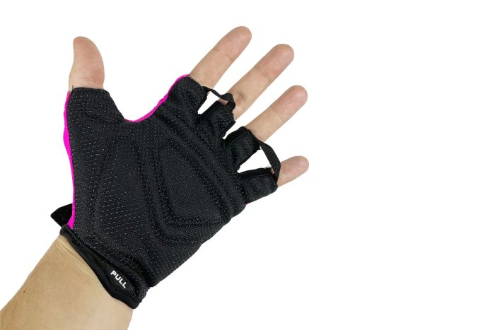 Велорукавиці короткий палець розмір S рожеві "MESH" (94520Pink-IS)