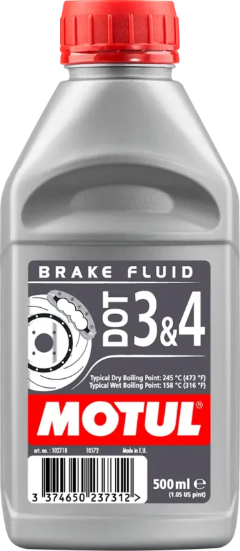 Жидкость тормозов и сцепления Motul DOT 3/4 (500мл)