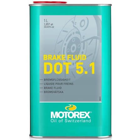 Жидкость тормозов и сцепления Motorex DOT 5.1 Brake Fluid (1л)