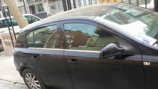 Хромированные Окантовки Окон Нержавейка Седан, OmsaLine - Итальянская Нержавейка для Opel Astra H 2004-2013 гг