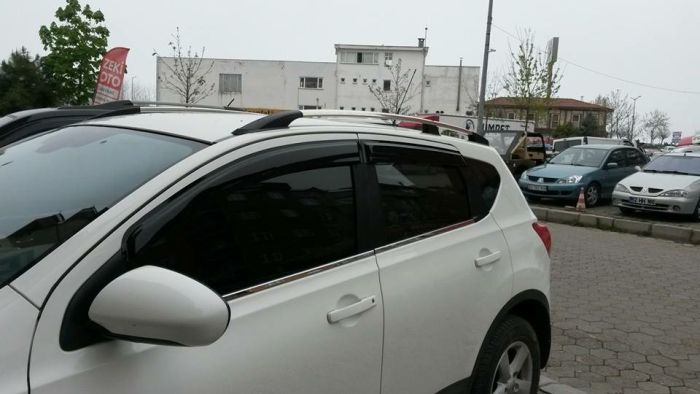 Хромированные Рейлинги Металлические ножки для Nissan Qashqai 2007-2010 гг