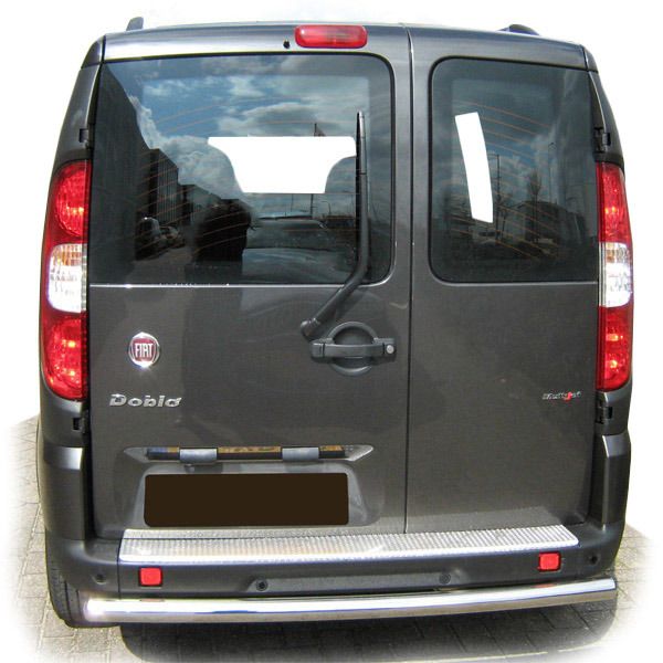 Задняя защита AK002 (нерж. сталь) для Fiat Doblo I 2001-2005 гг
