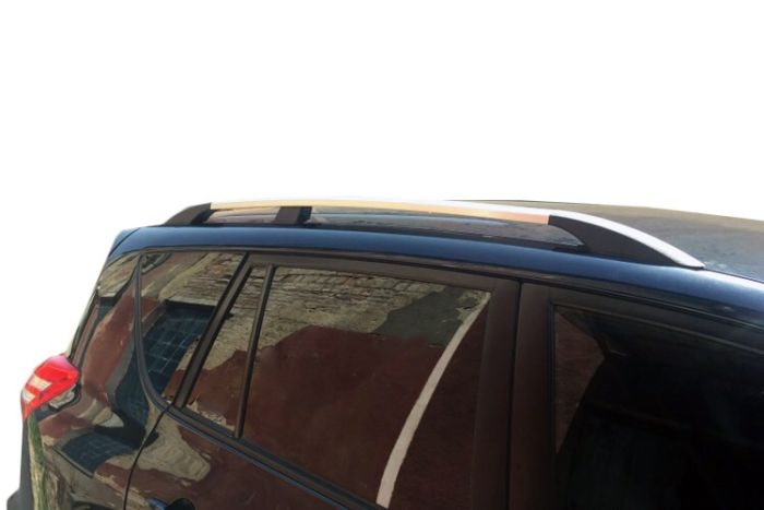 Рейлинги Хром турецкие Короткая база, металлические ножки для Toyota Rav 4 2006-2013 гг