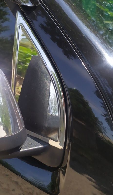 Накладки на ветровики (2 шт., нержавейка) для Nissan Navara 2006-2015 гг