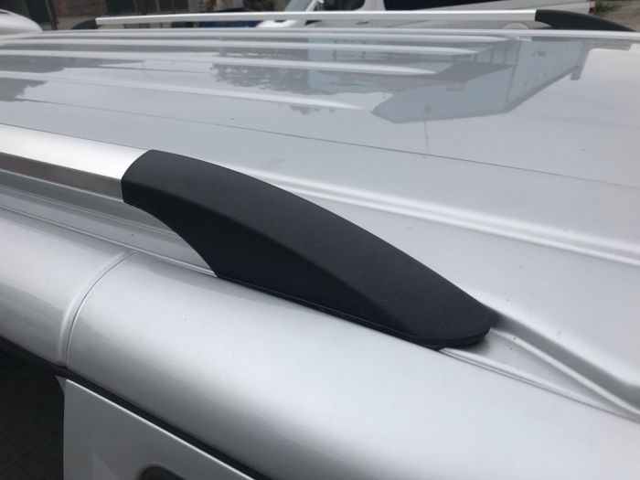 Хромированные Рейлинги Короткая база, металлические ножки для Volkswagen T5 Transporter 2003-2010 гг