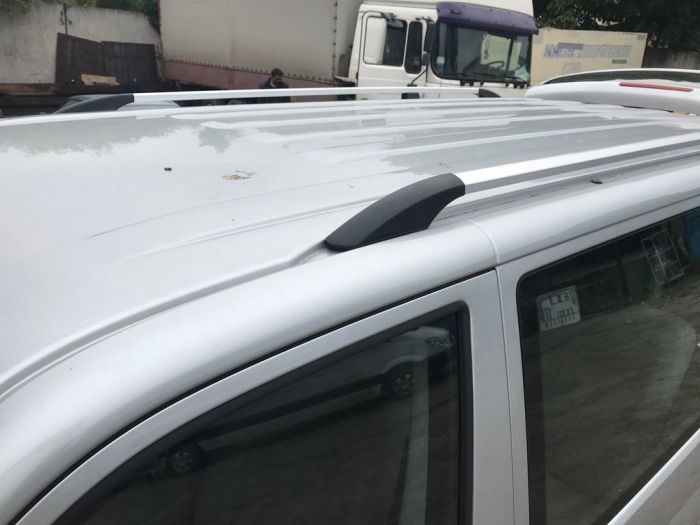 Хромированные Рейлинги Короткая база, металлические ножки для Volkswagen T5 Transporter 2003-2010 гг