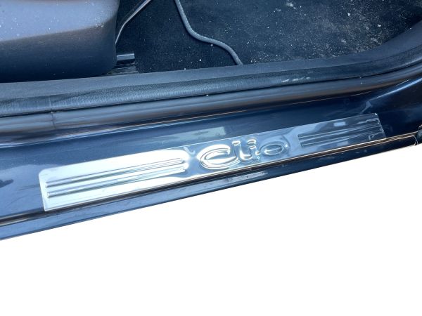 Накладки на пороги OmsaLine (4 шт., нержавейка) для Renault Clio III 2005-2012 гг