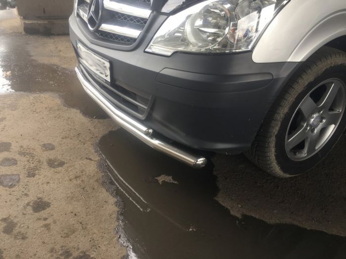 Передняя защита ST014 (нержавейка) 2004-2010, 60 -2026 42мм для Mercedes Vito W639