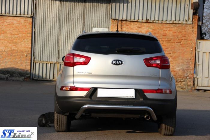 Задняя дуга AK007 (нержавейка) для Kia Sportage 2010-2015 гг