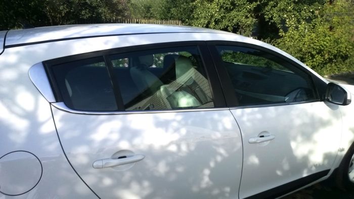 Нижние молдинги окон (HB, 6 шт., нержавейка) для Renault Megane III 2009-2016 гг
