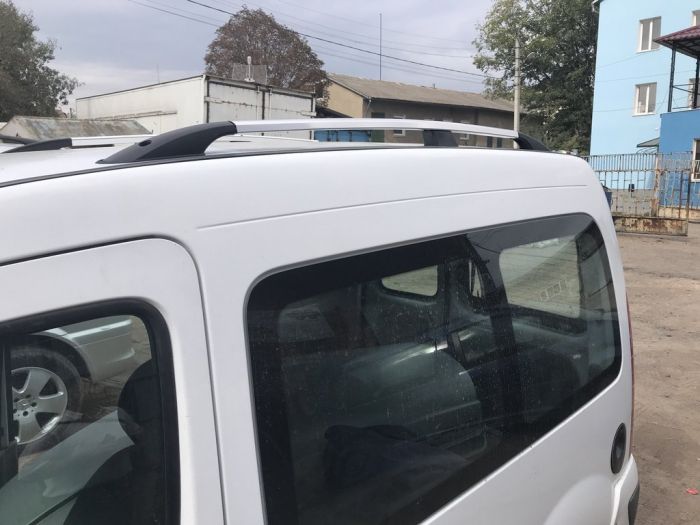 Хромированные Рейлинги Стандартная база, пластиковые ножки для Renault Kangoo 1998-2008 гг