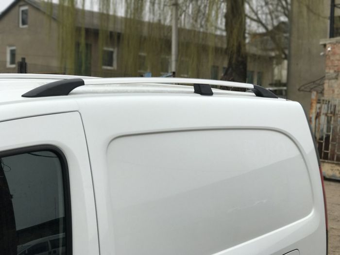 Хромированные Рейлинги Стандартная база, пластиковые ножки для Renault Kangoo 2008-2020 гг