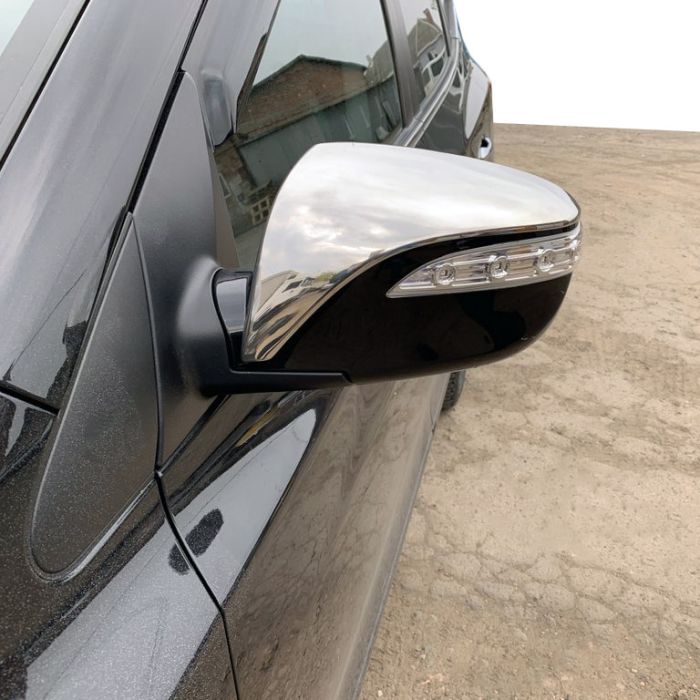 Накладки на Зеркала (2 шт, Нержавейка) для Hyundai IX-35 2010-2015 гг