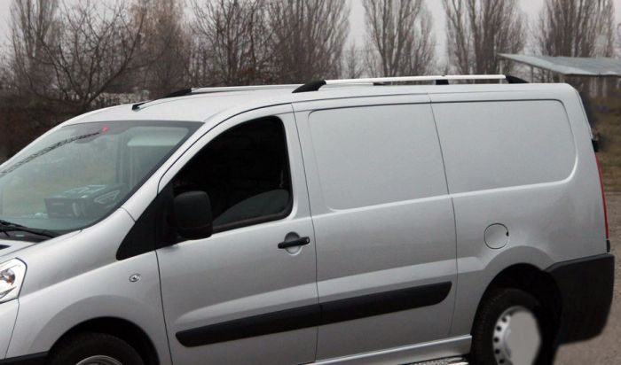 Хромированные Рейлинги Короткая, Пластиковые Ножки для Peugeot Expert 2007-2016 гг