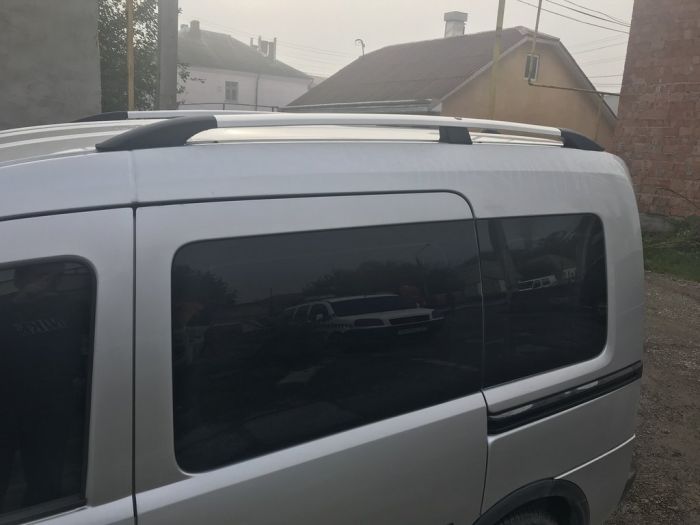 Хромированные Рейлинги Пластиковые ножки для Opel Combo 2002-2012 гг