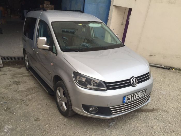 Хромированные Накладки на Зеркала (2 шт) Хромированный пластик для Volkswagen Caddy 2010-2015 гг