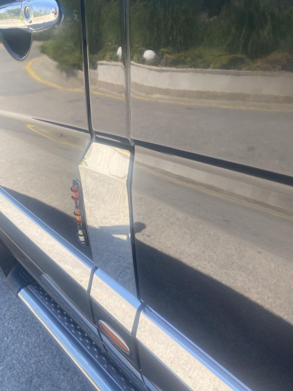 Накладка на Бак Нержавеющая Сталь OmsaLine - Итальянская Нержавейка для Mercedes Sprinter W906 2006-2018 гг