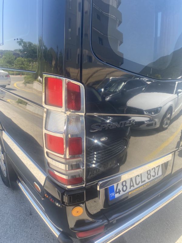 Хромированные Накладки на Задние Фонари (2 шт, Нержавейка) для Mercedes Sprinter W906 2006-2018 гг